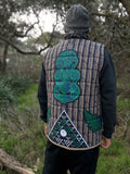 Puff vest Māori hoodie hei tiki