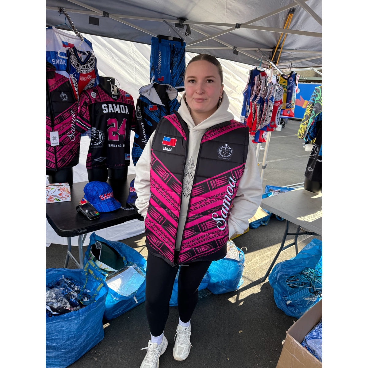 • Samoa Puff jacket Pink