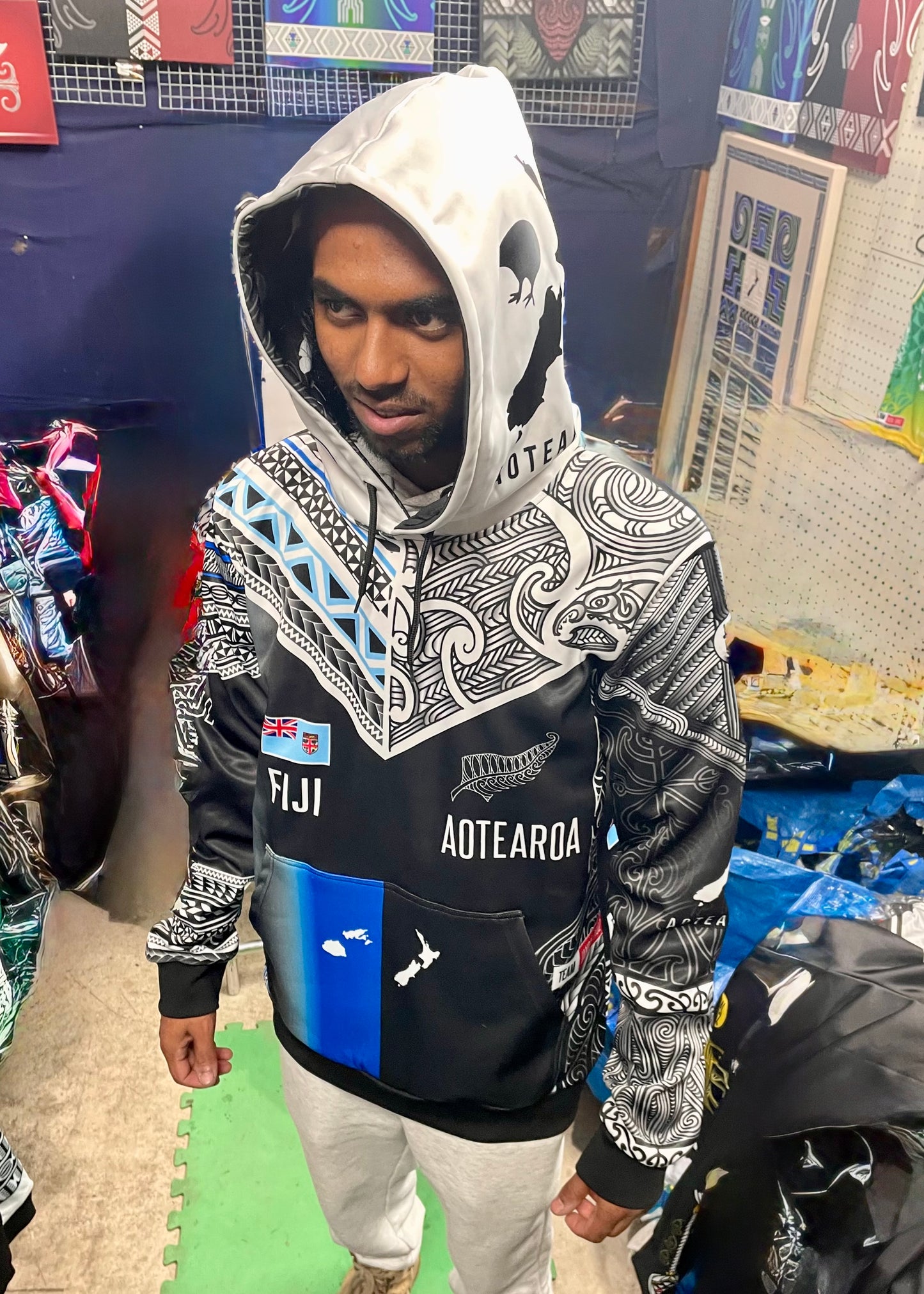 HALF Māori Fijian Hoodie