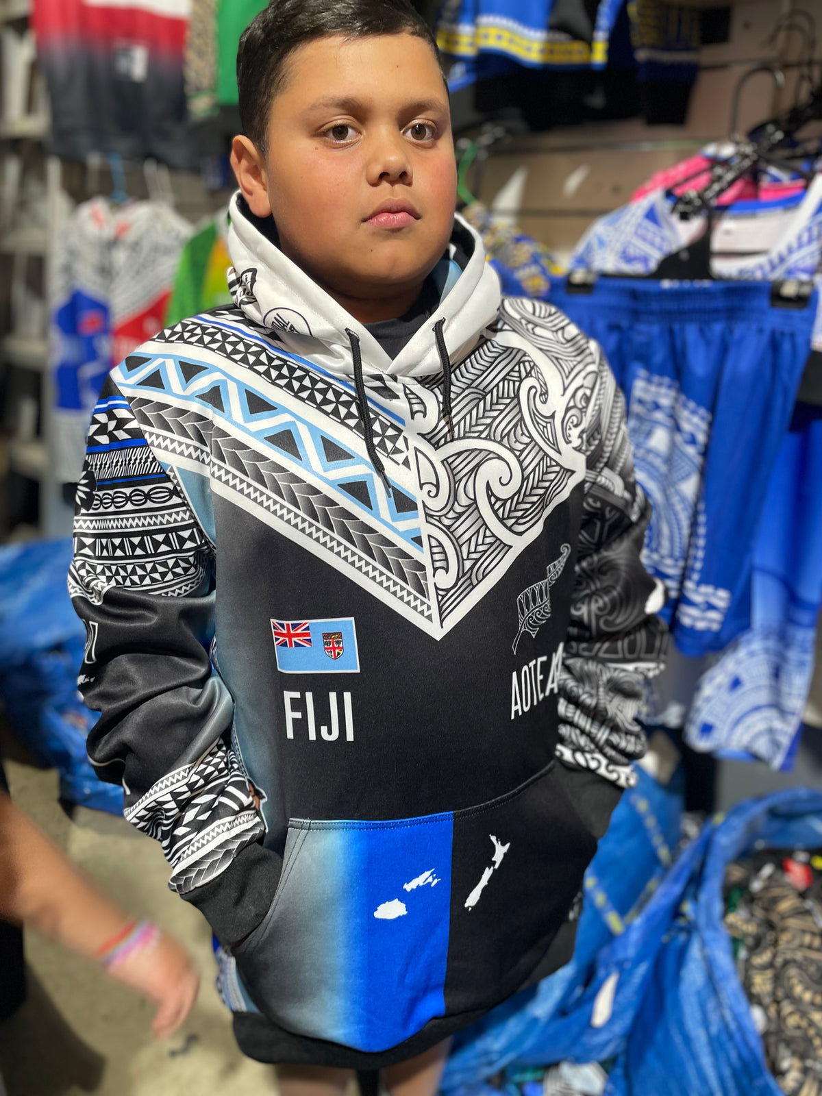 HALF Māori Fijian Hoodie