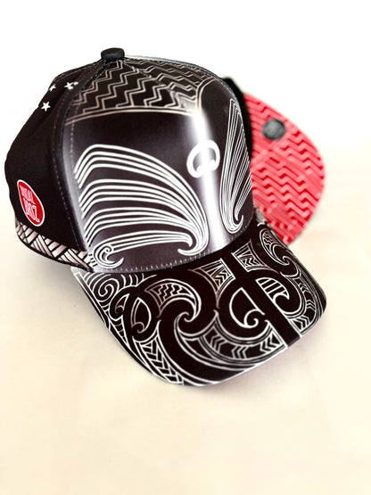 Māori hat pōtae pango cap