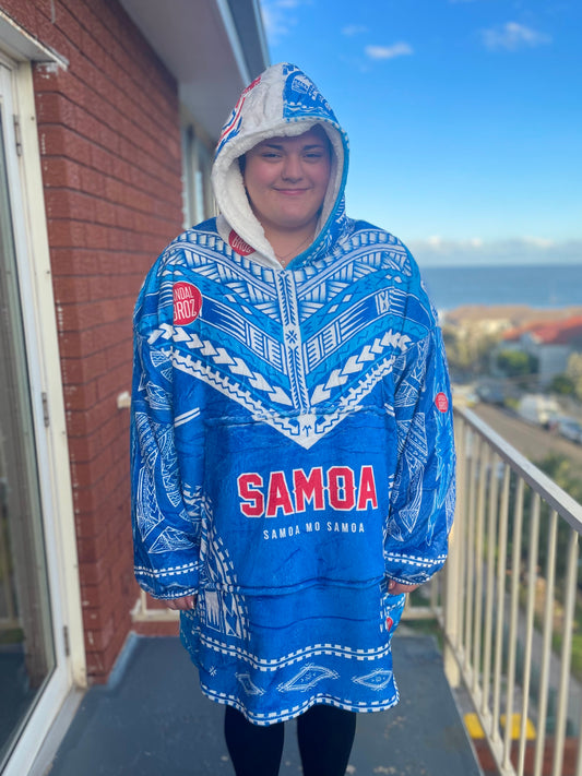 • Mahana Hooded Blanket - Samoa