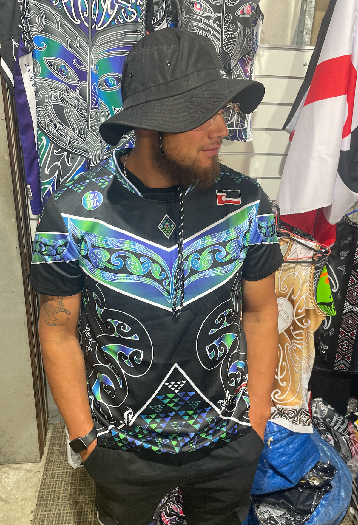 Aotearoa New Zealand shirt black Kotahitangi