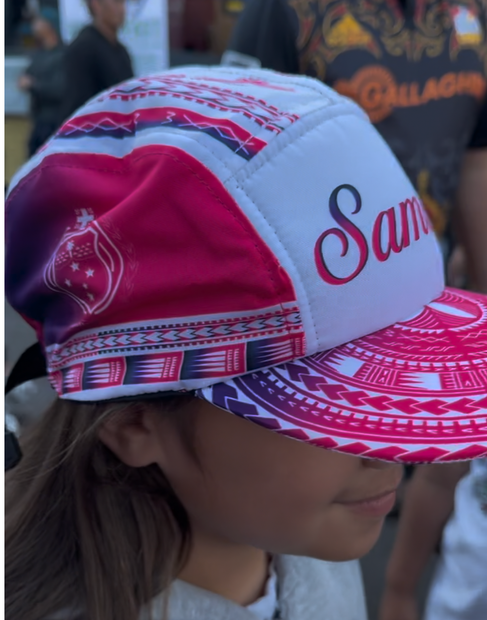 Samoa Cap Toa -Pink Alofa ia te oe