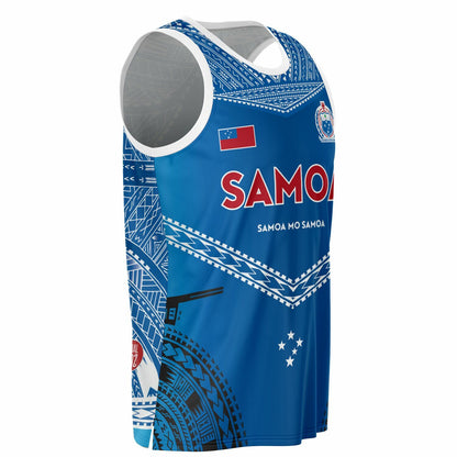 Samoa Toa Basketball Jersey - blue