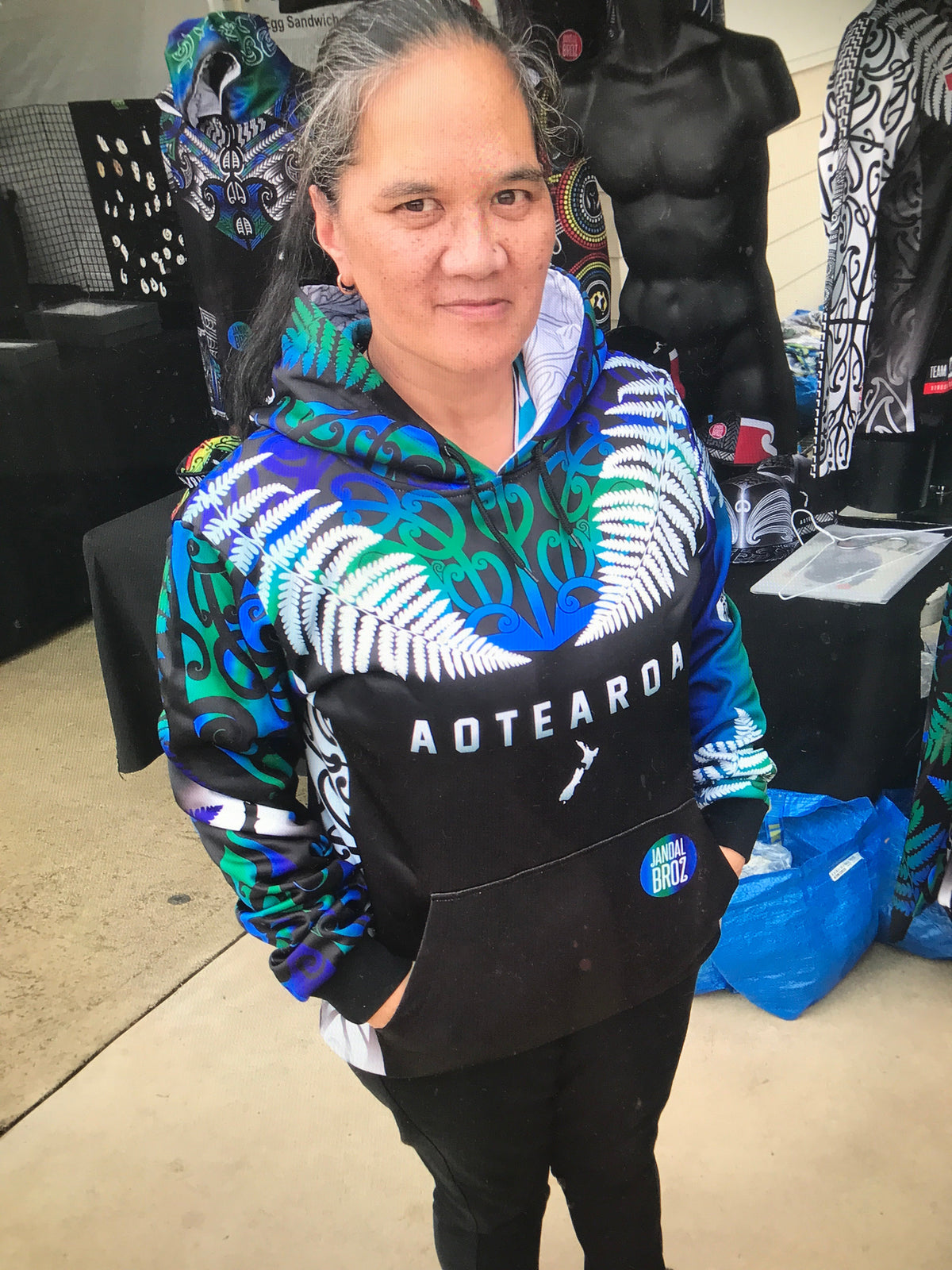 • Tangaroa Fern Premium Hoodie