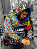 Australian Deadly Indigenous hoodie ' We are more deadly together'