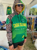 • Cook Islands hoodie Kūki 'Āirani Carving arm