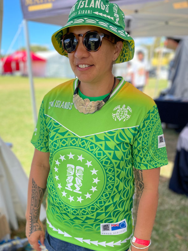 Cook Islands Kūki 'Āirani V neck Sports Shirt mens.
