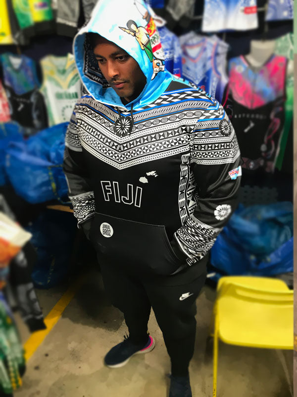 Fijian Hoodie - Ocean blue