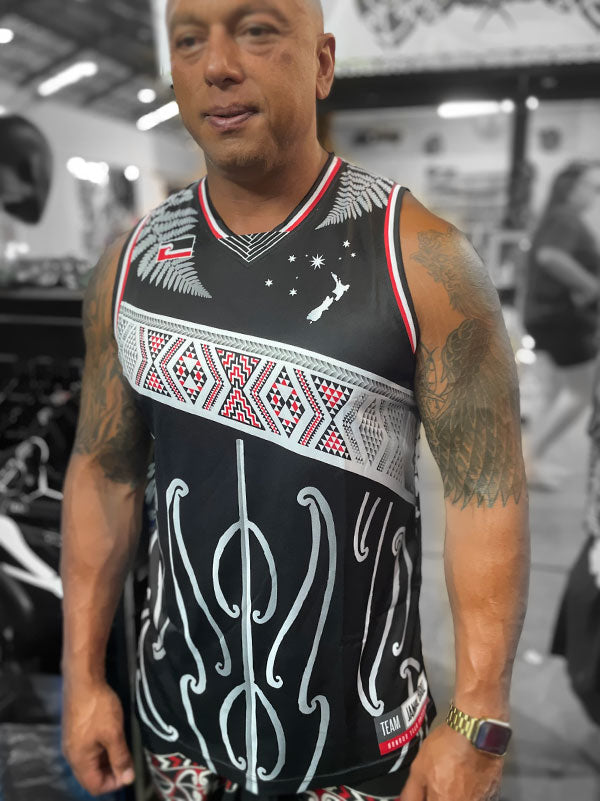 Basketball Singlet Tāniko balance Papatūānuku & Wāhine