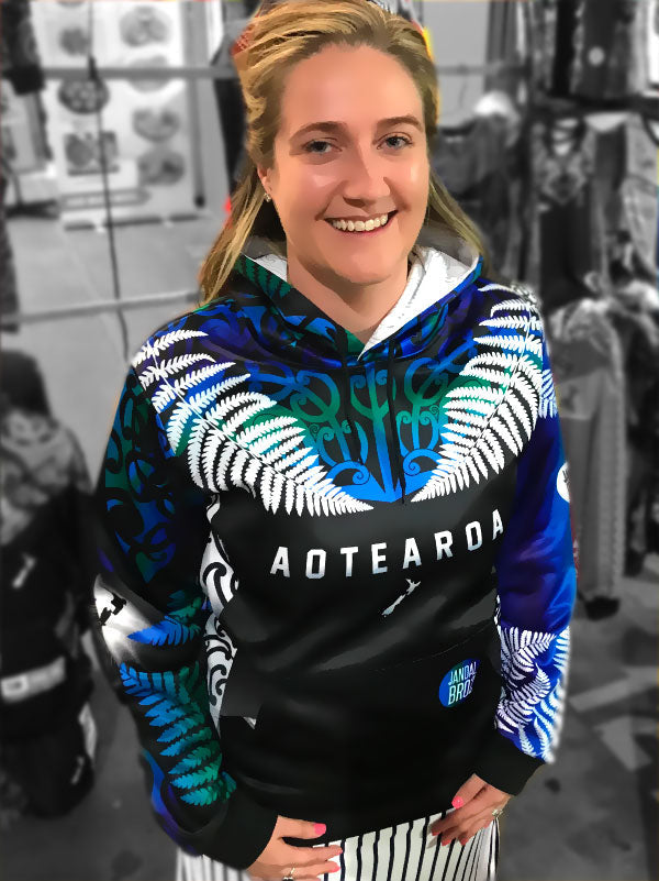 • Tangaroa Fern Premium Hoodie