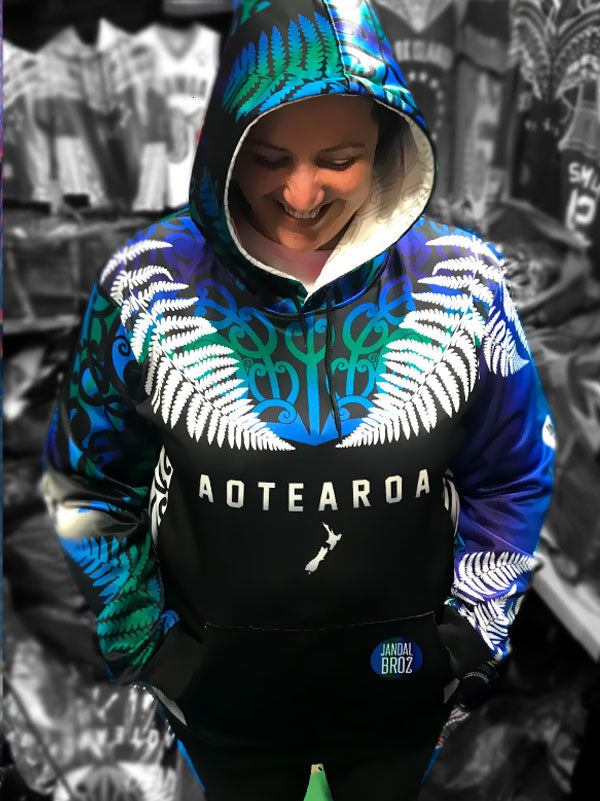 • Tangaroa Fern Premium Hoodie