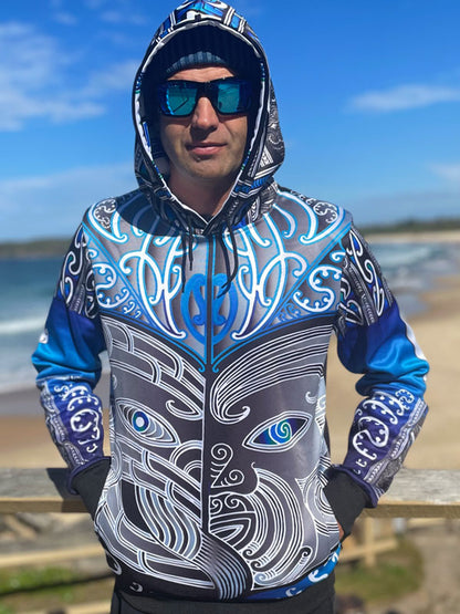 • Māori hoodie Tangaroa whakarongo