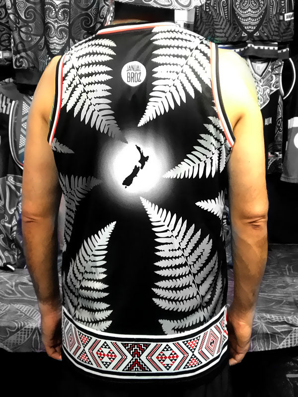 Basketball Singlet Tāniko balance Papatūānuku & Wāhine