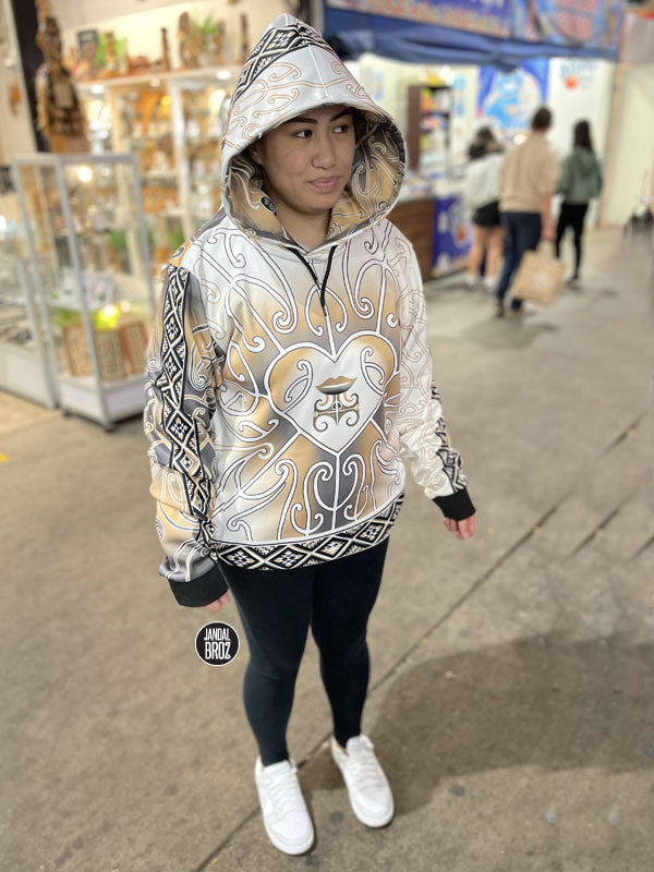 • Aroha Nui Tāniko Māori Hoodie