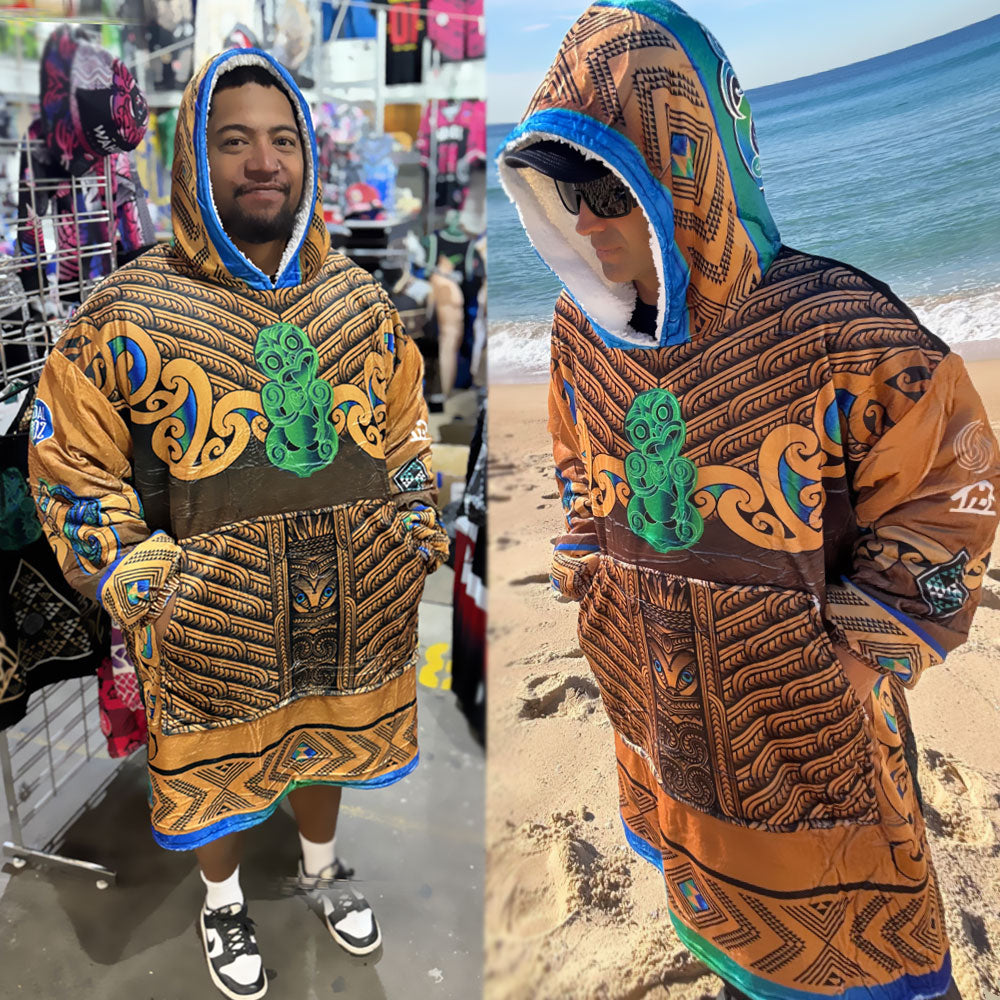• Mahana Blanket Hoodie - Whaikairo Marae