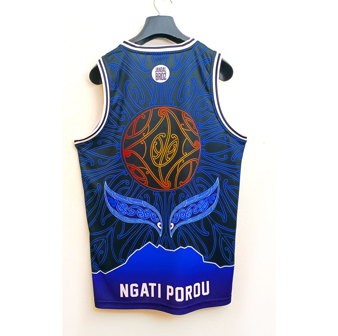 Ngāti Porou Basketball Singlet Māori