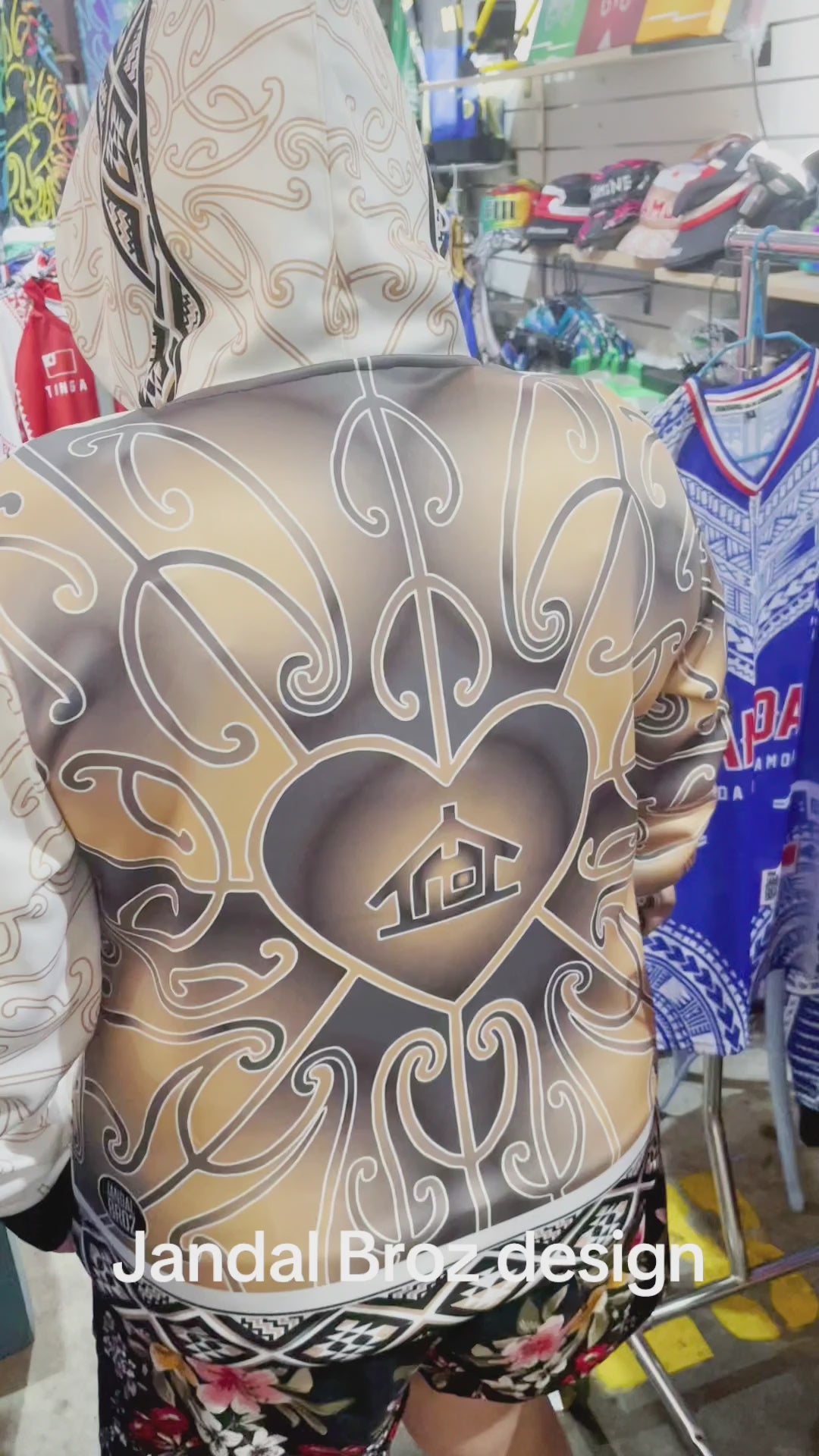 • Aroha Nui Tāniko Māori Hoodie