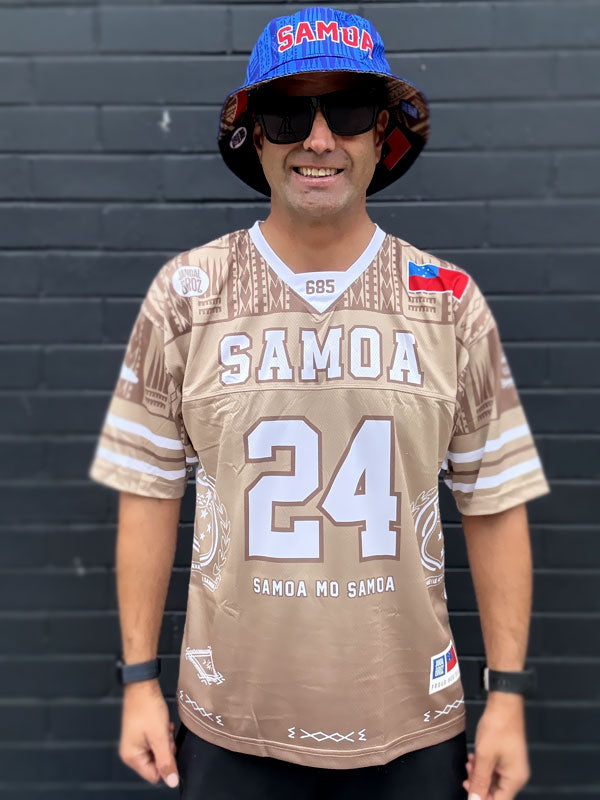 • Samoa Heritage Shirt Siapo American Football fan Jersy