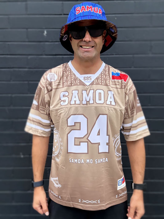 • Samoa Heritage Shirt Siapo American Football fan Jersy
