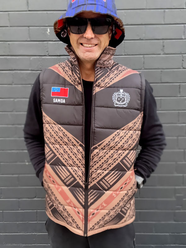 • Samoa Puff jacket Siapo brown