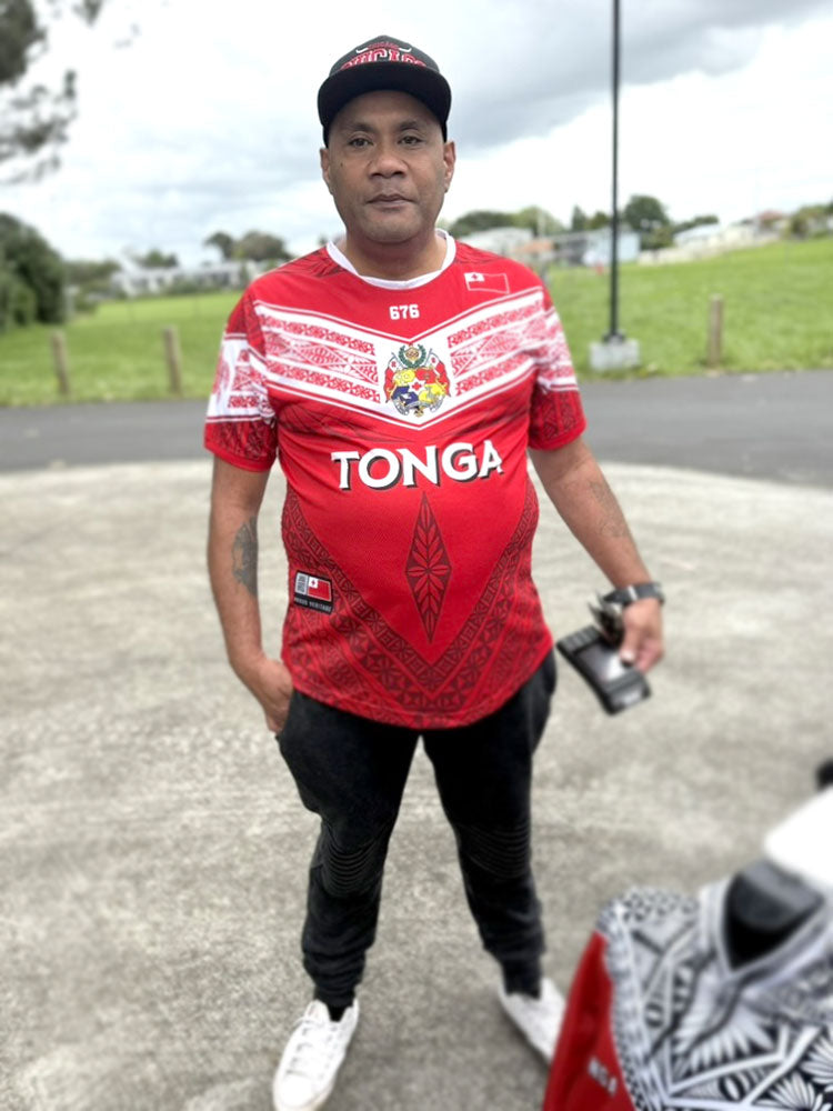 Tonga Rugby Jersy shirt red
