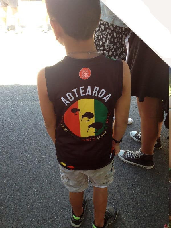 Basketball Singlet Aotearoa Reggae Youth