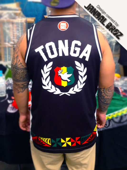 Basketball Singlet Tonga Reggae