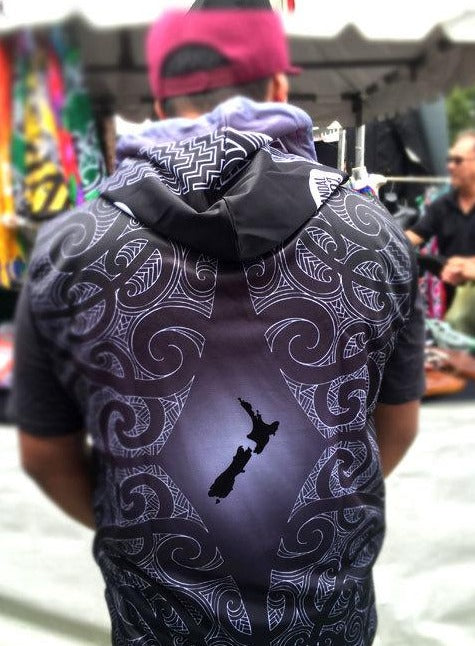 SPORTS HOODIE Ta Moko - Sleeveless