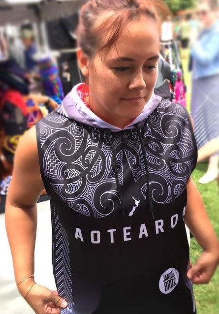 Wahine looking mean in these hoodies too. Not just for the broz! lol