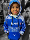 • Samoa hoodie kids Manu Blue
