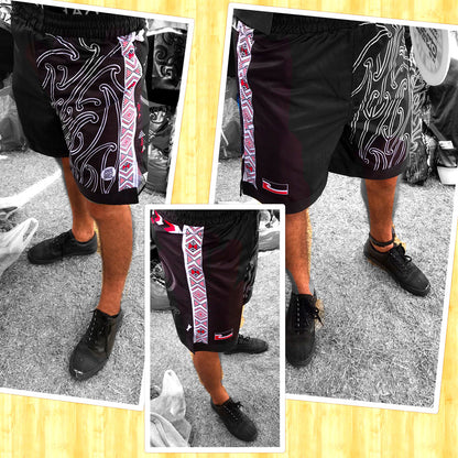 MMA Surf shorts Aotearoa Black