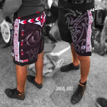 MMA Surf shorts Aotearoa Black