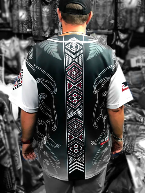 Aotearoa Māori Tino Rangatiratanga Baseball shirt (Approx 2-3 weeks delivery)