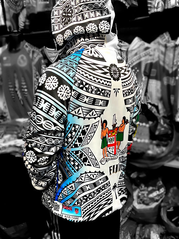 • Fiji Hoodie Wananavu blue arms