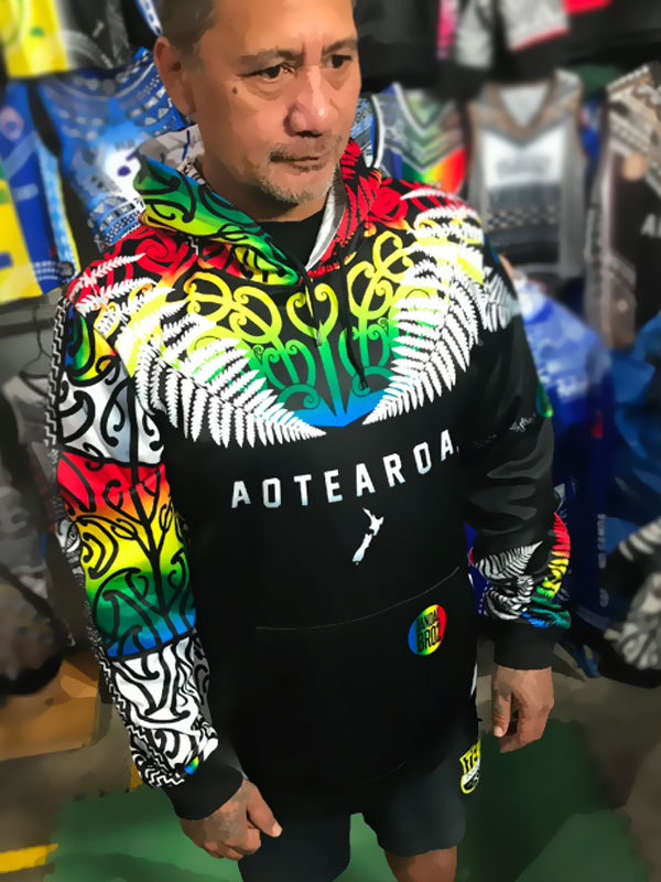 Reggae Healing Colours Maori Hoodie