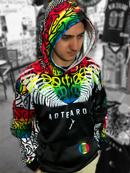 Reggae Healing Colours Maori Hoodie