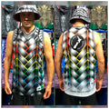• Basketball Singlet Reggae Harakeke grey