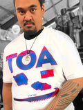 Samoa Toa Cotton T shirt white