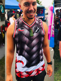 • Maori Tino Rangatiratanga Harakeke Basketball Singlet