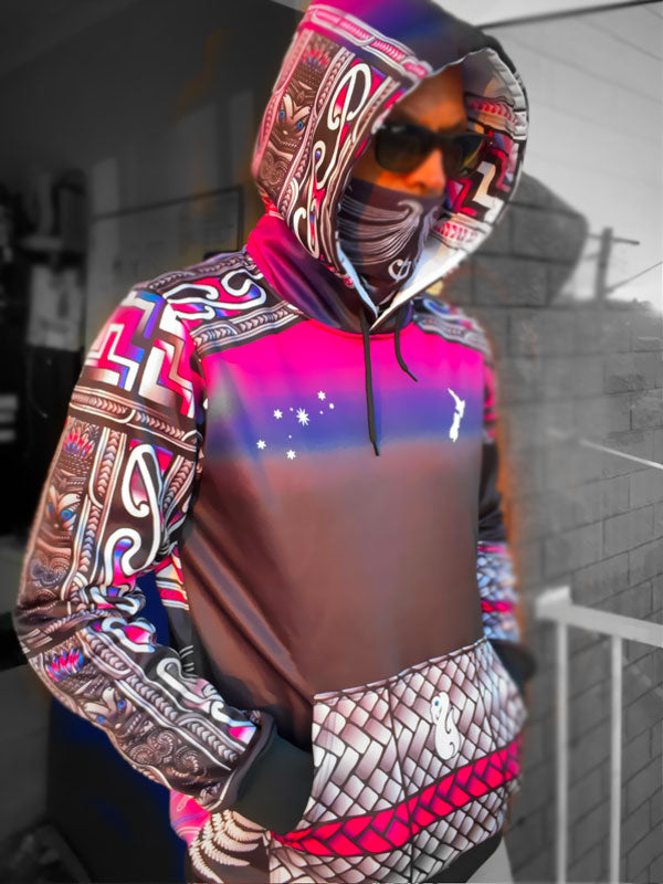 • Aroha Nui Kete Matariki balance Māori Hoodie