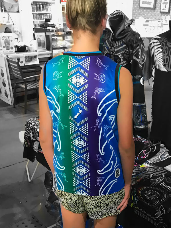 • Tangaroa Puhoro Chest Singlet Adults