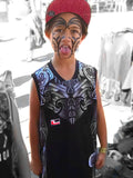 • KIDS  Tino Rangatiratanga Whakairo chest Aotearoa Maori Singlet
