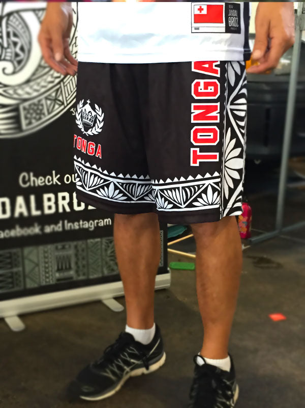 Tonga Basketball Shorts - Kingdom of Tonga - black