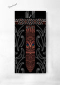 Maori Art Canvas - Taiaha Tama - 40x80cm